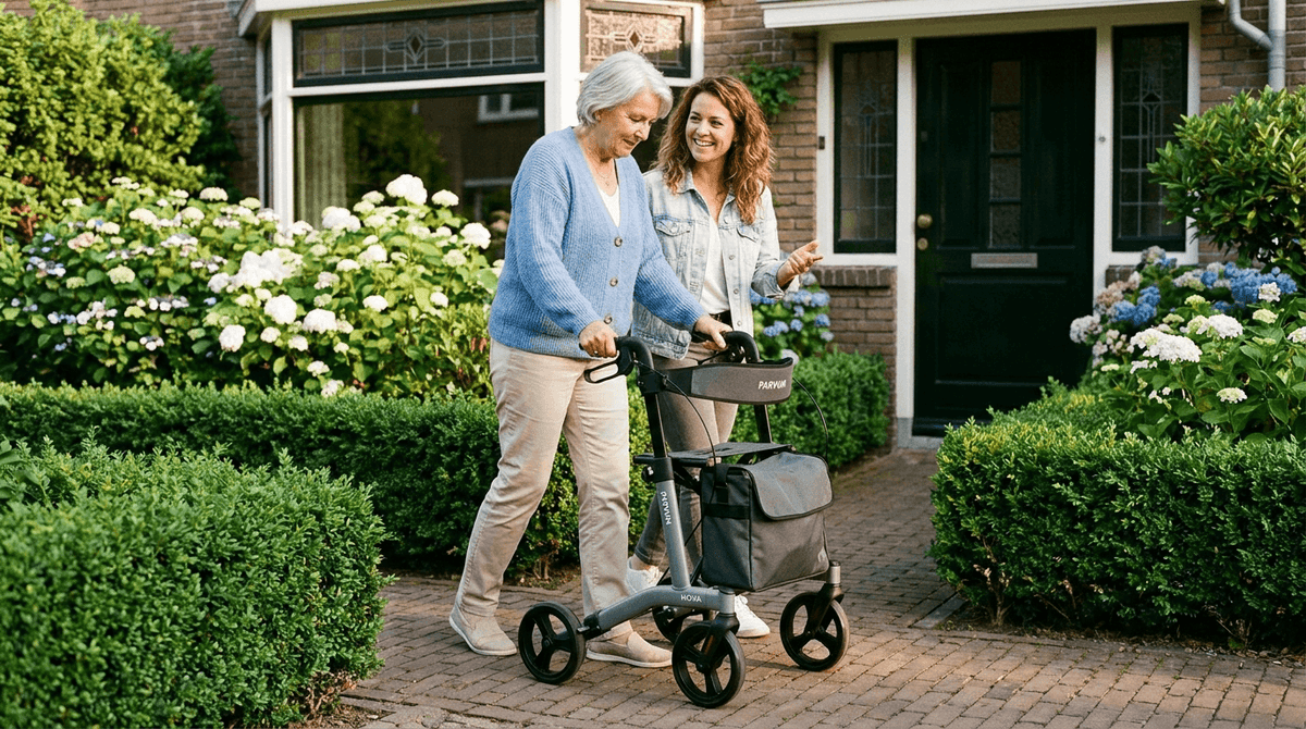 Rollator met luchtbanden – Parvum rollator gids