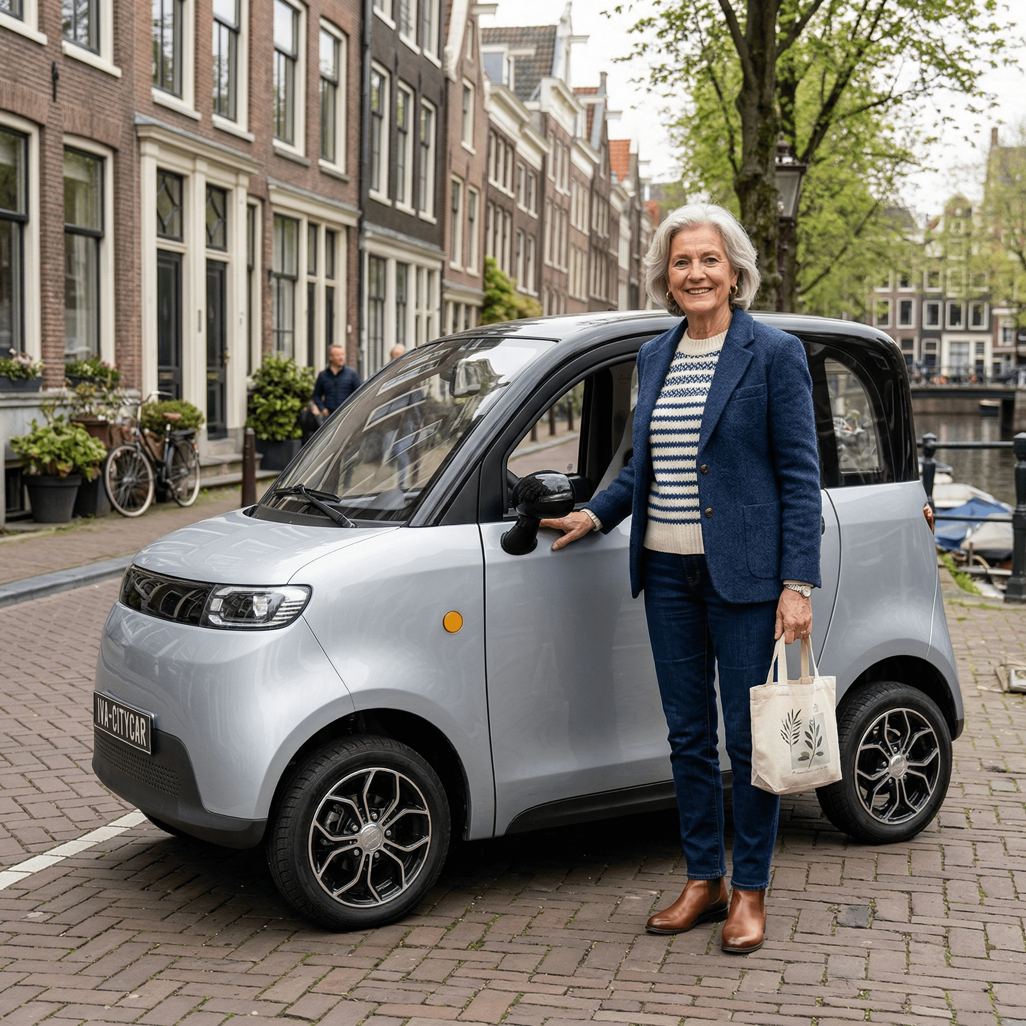 CityCar A05 Grijs - GoVida - brommobielen