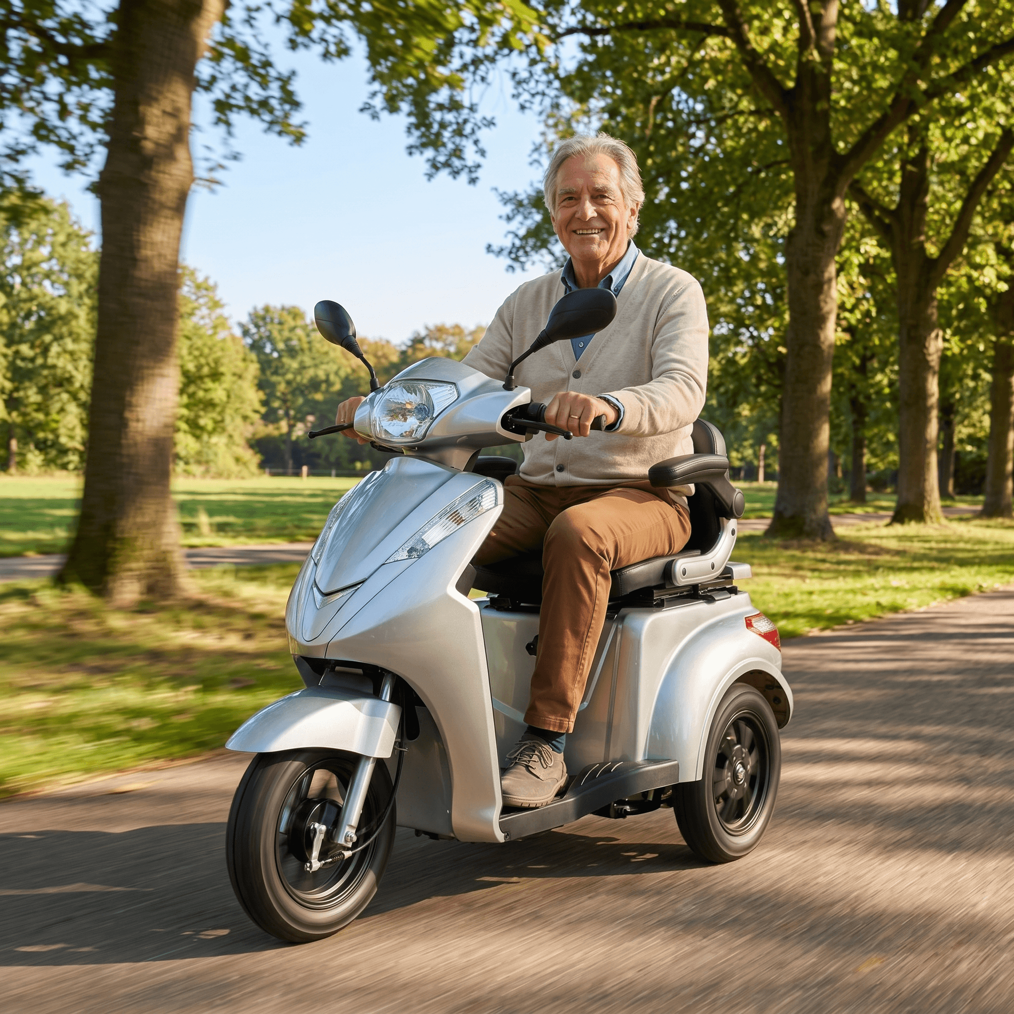 IVA E1000 Zilver - GoVida - scootmobielen