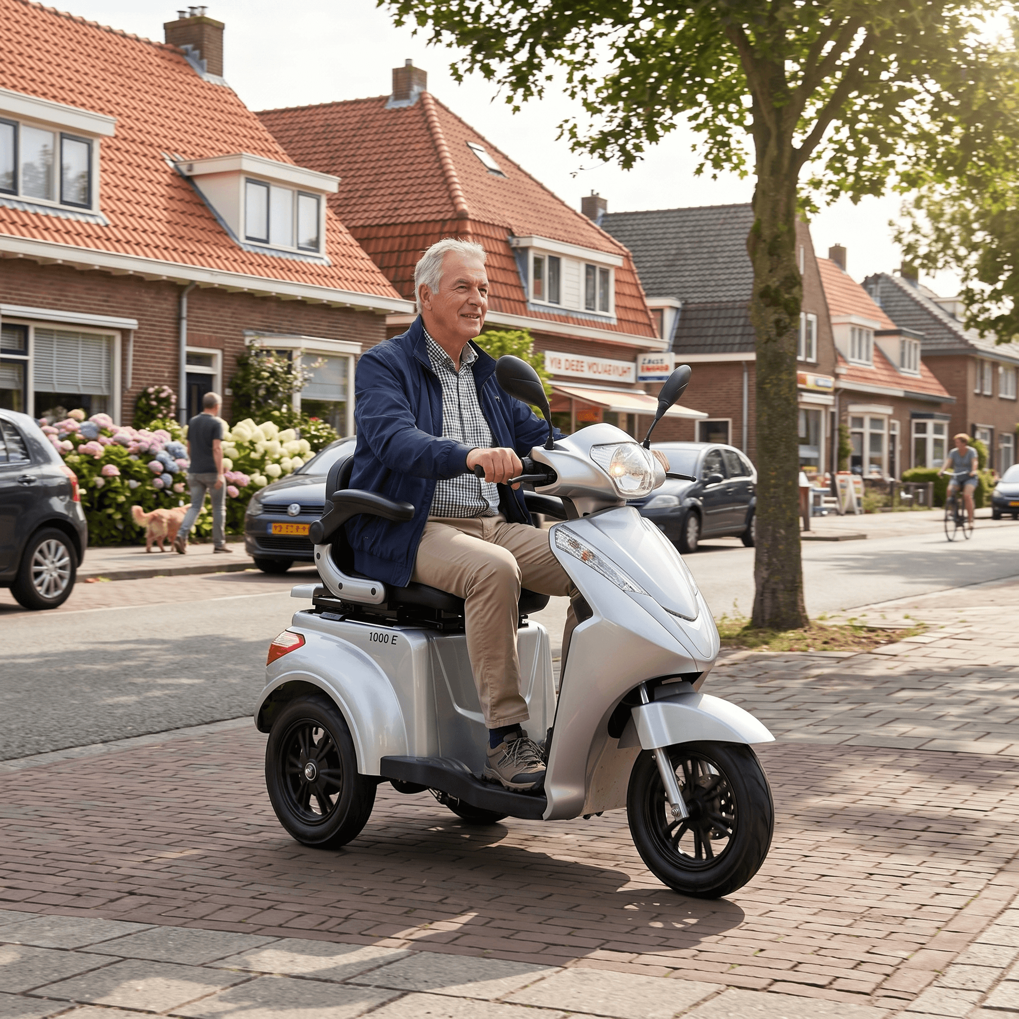 IVA E1000 Zilver - GoVida - scootmobielen