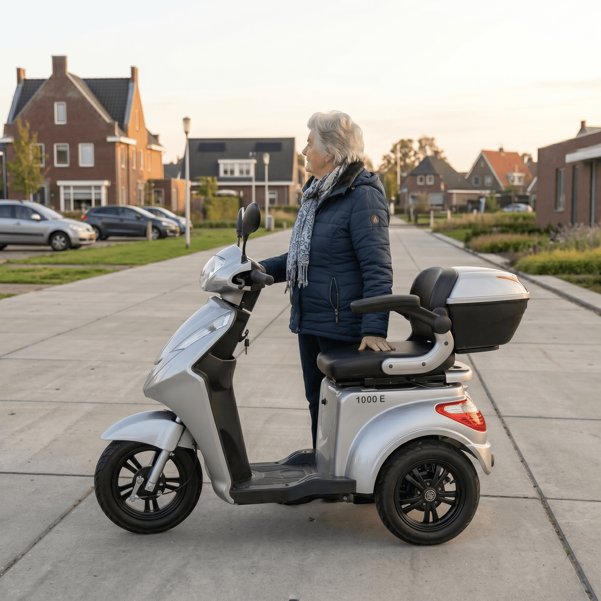 IVA E1000 Zilver - GoVida - scootmobielen