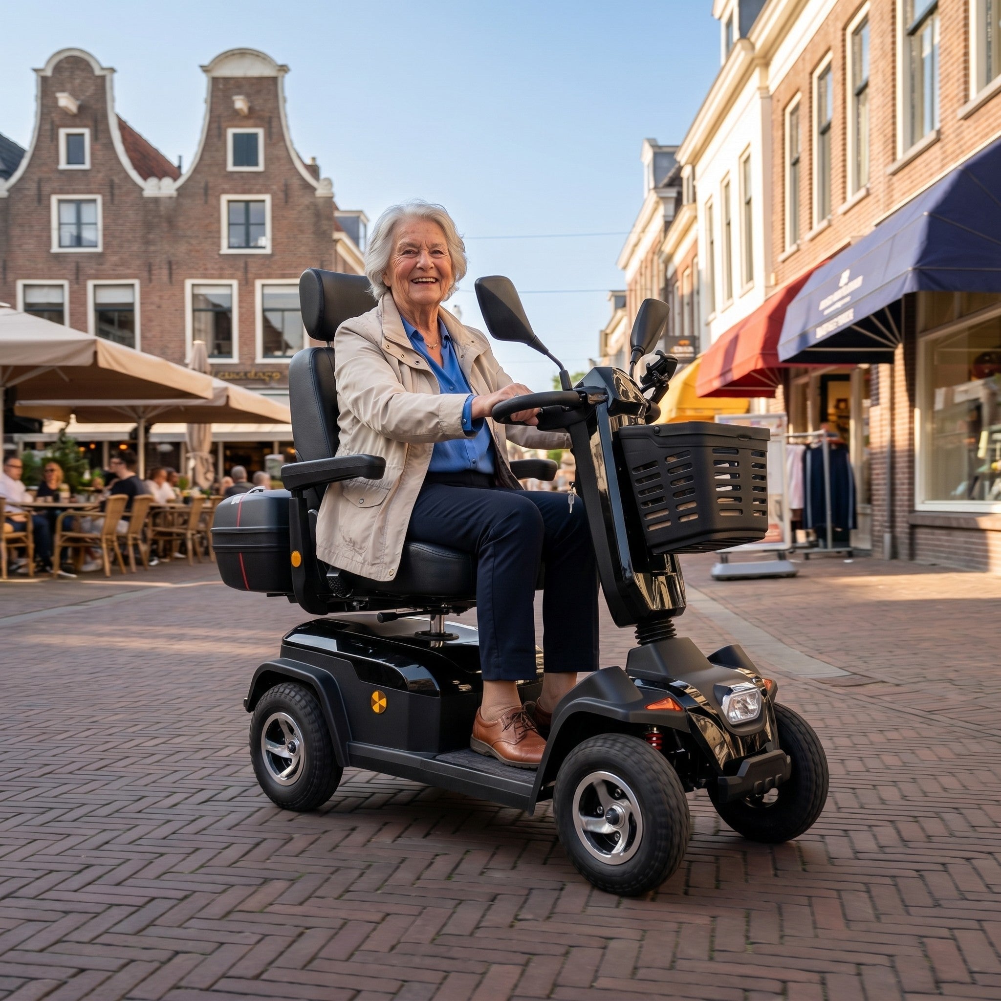 IVA Rider 700 Zwart - GoVida - scootmobielen