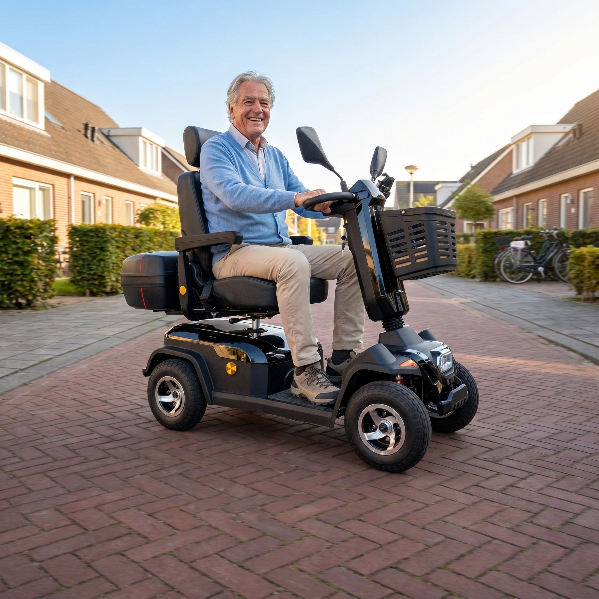 IVA Rider 700 Zwart - GoVida - scootmobielen