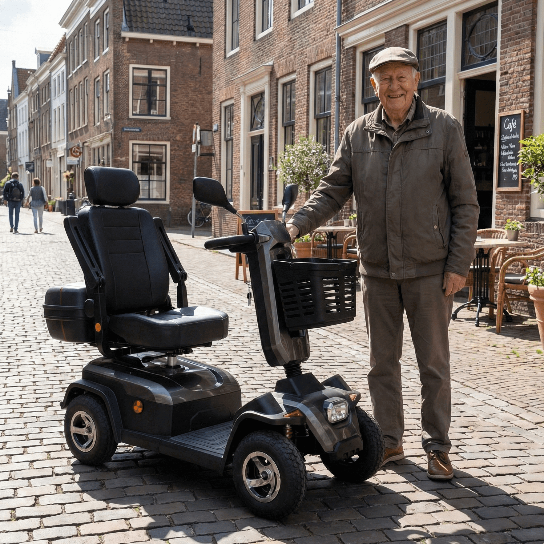 IVA Rider 700 Zwart - GoVida - scootmobielen