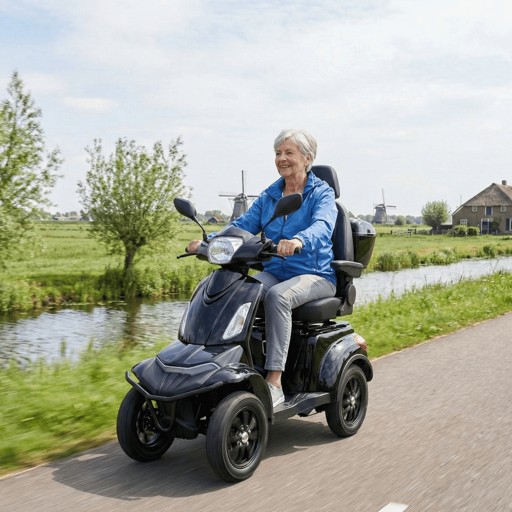 IVA S1000 Zwart - GoVida - scootmobielen