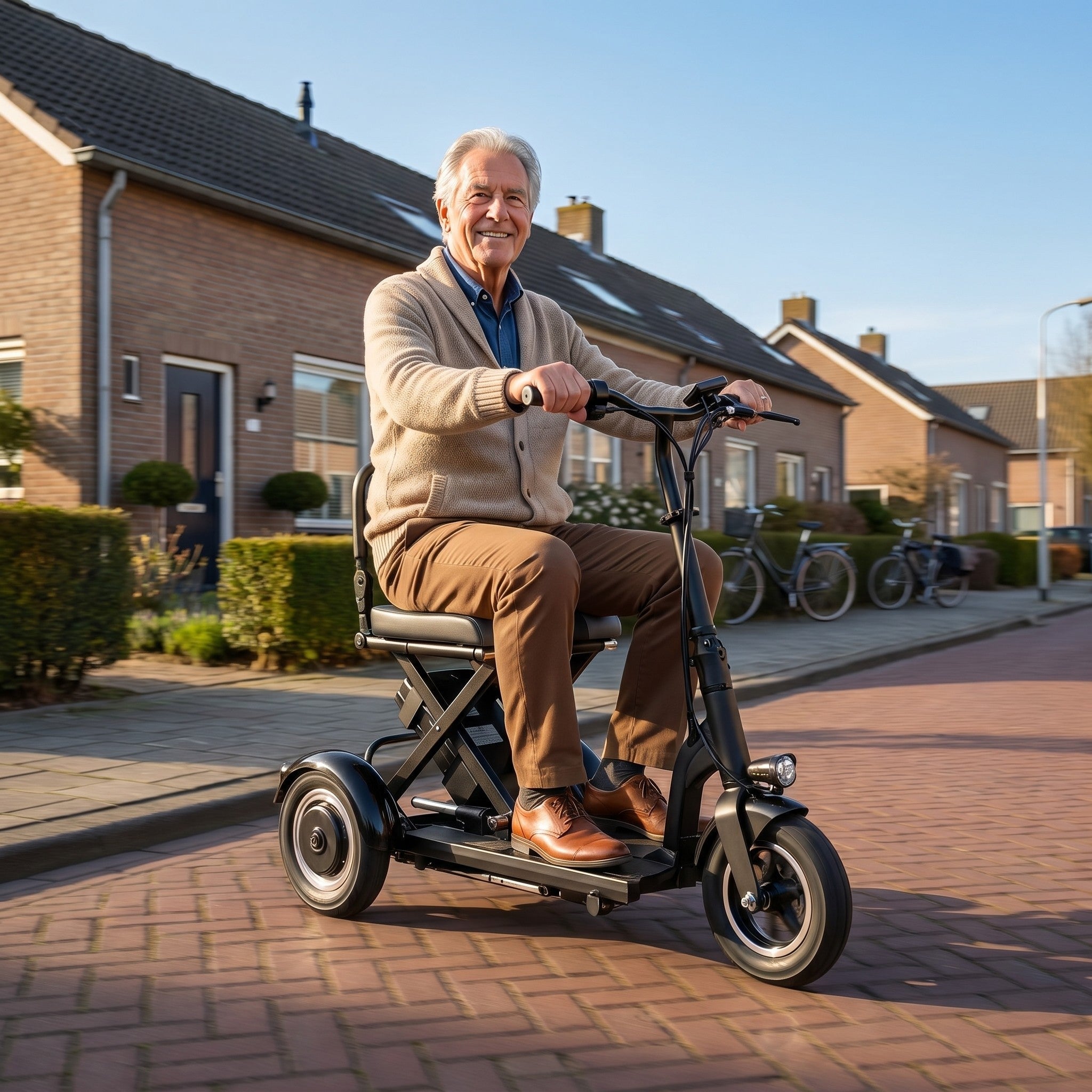 IVA Traveler 300 Zwart - GoVida - opvouwbare - scootmobielen