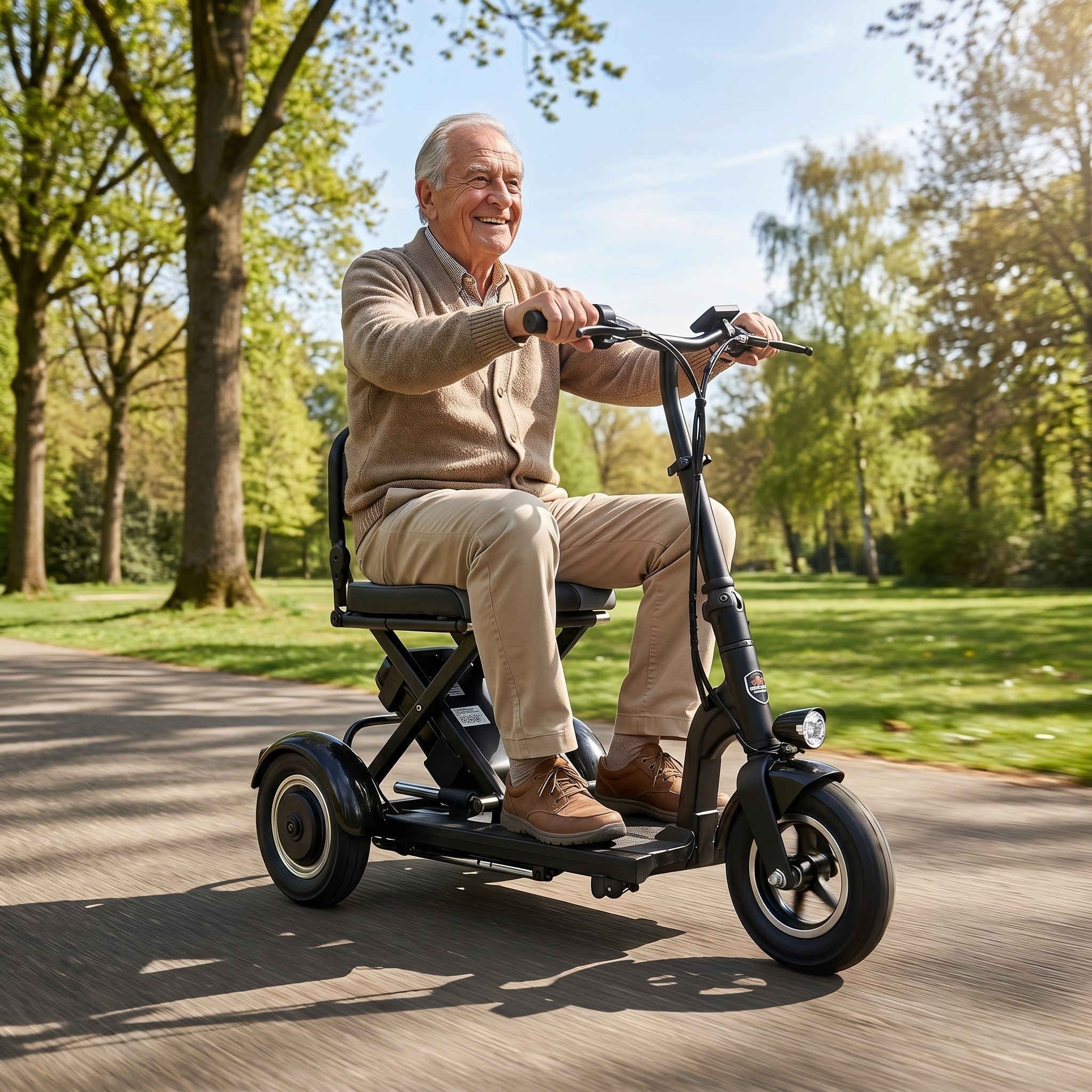 IVA Traveler 300 Zwart - GoVida - opvouwbare - scootmobielen
