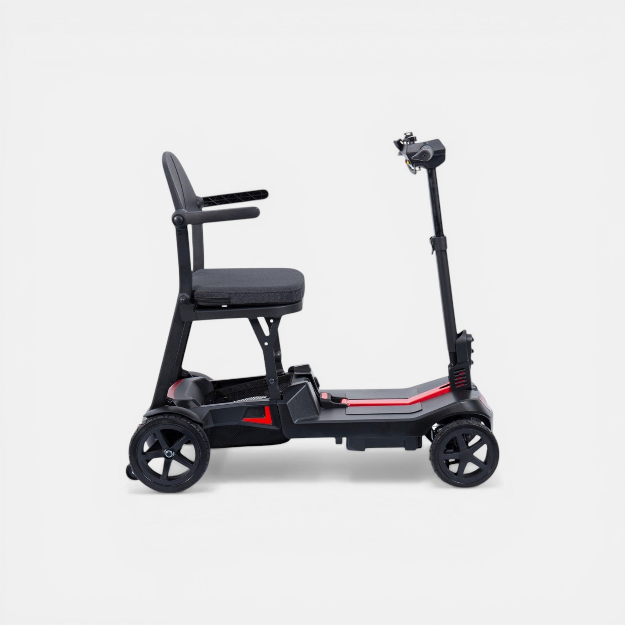 IVA Traveler 500 Zwart/rood - GoVida - opvouwbare - scootmobielen