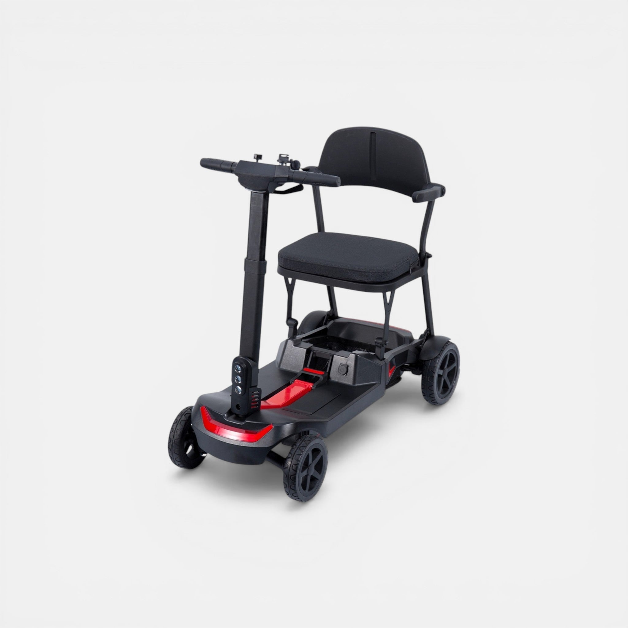 IVA Traveler 500 Zwart/rood - GoVida - opvouwbare - scootmobielen