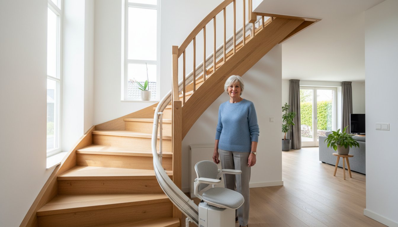 Traplift zonder boren: Uw trap blijft als nieuw en u blijft mobiel