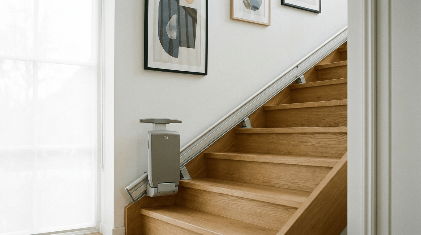 Traplift zonder boren: Uw trap blijft als nieuw en u blijft mobiel - GoVida