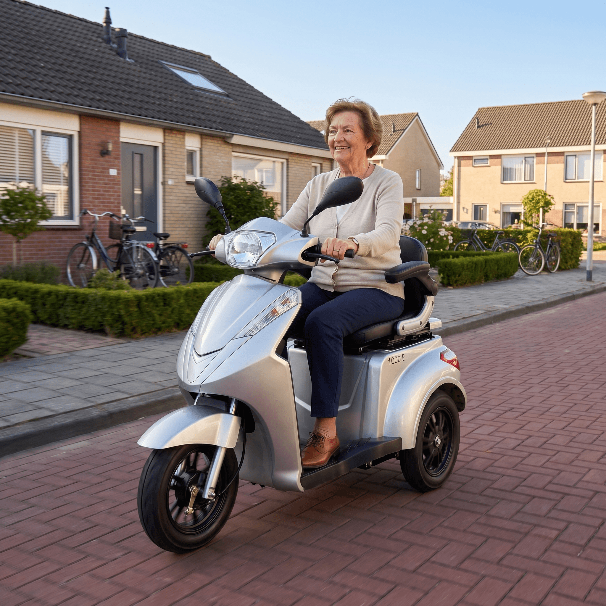 IVA E1000 Zilver - GoVida - scootmobielen