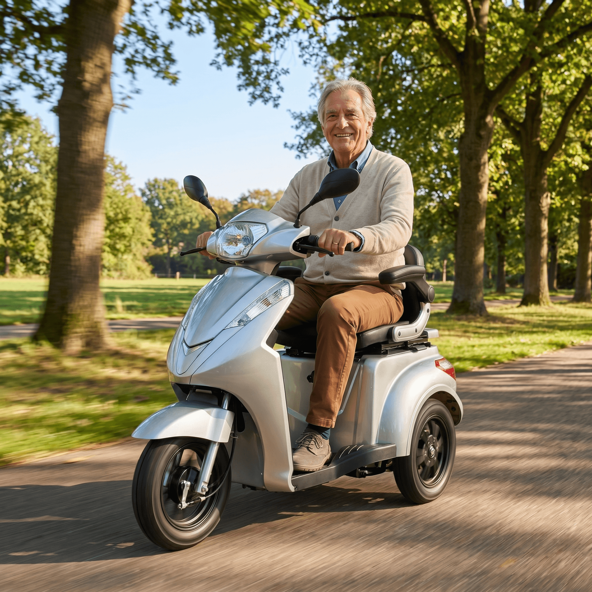 IVA E1000 Zilver - GoVida - scootmobielen