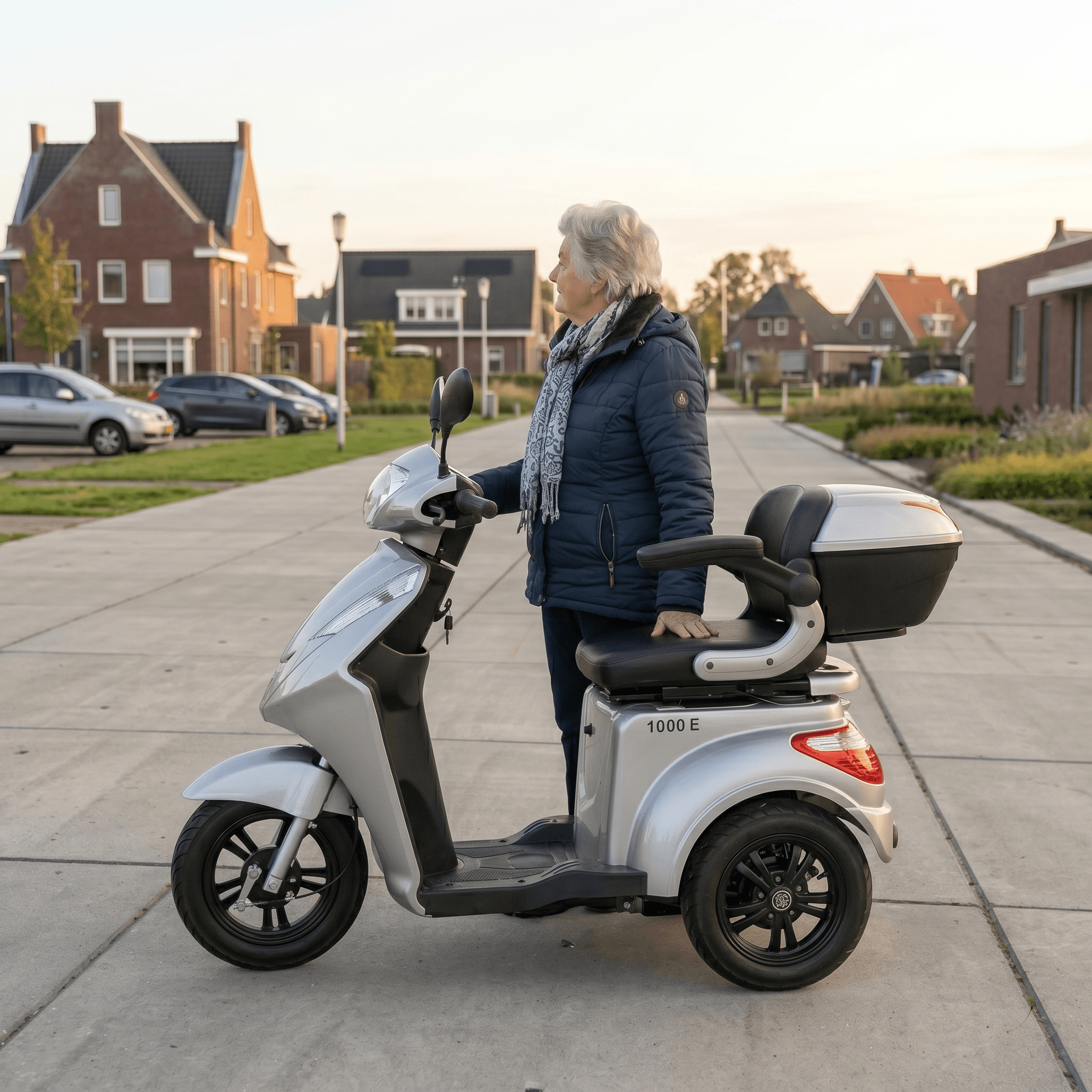 IVA E1000 Zilver - GoVida - scootmobielen