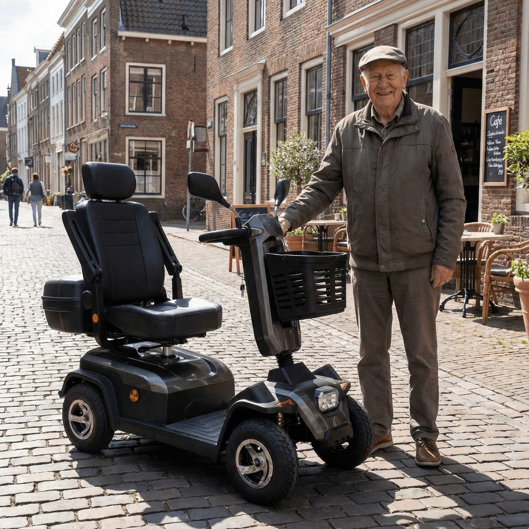 IVA Rider 700 Zwart - GoVida - scootmobielen