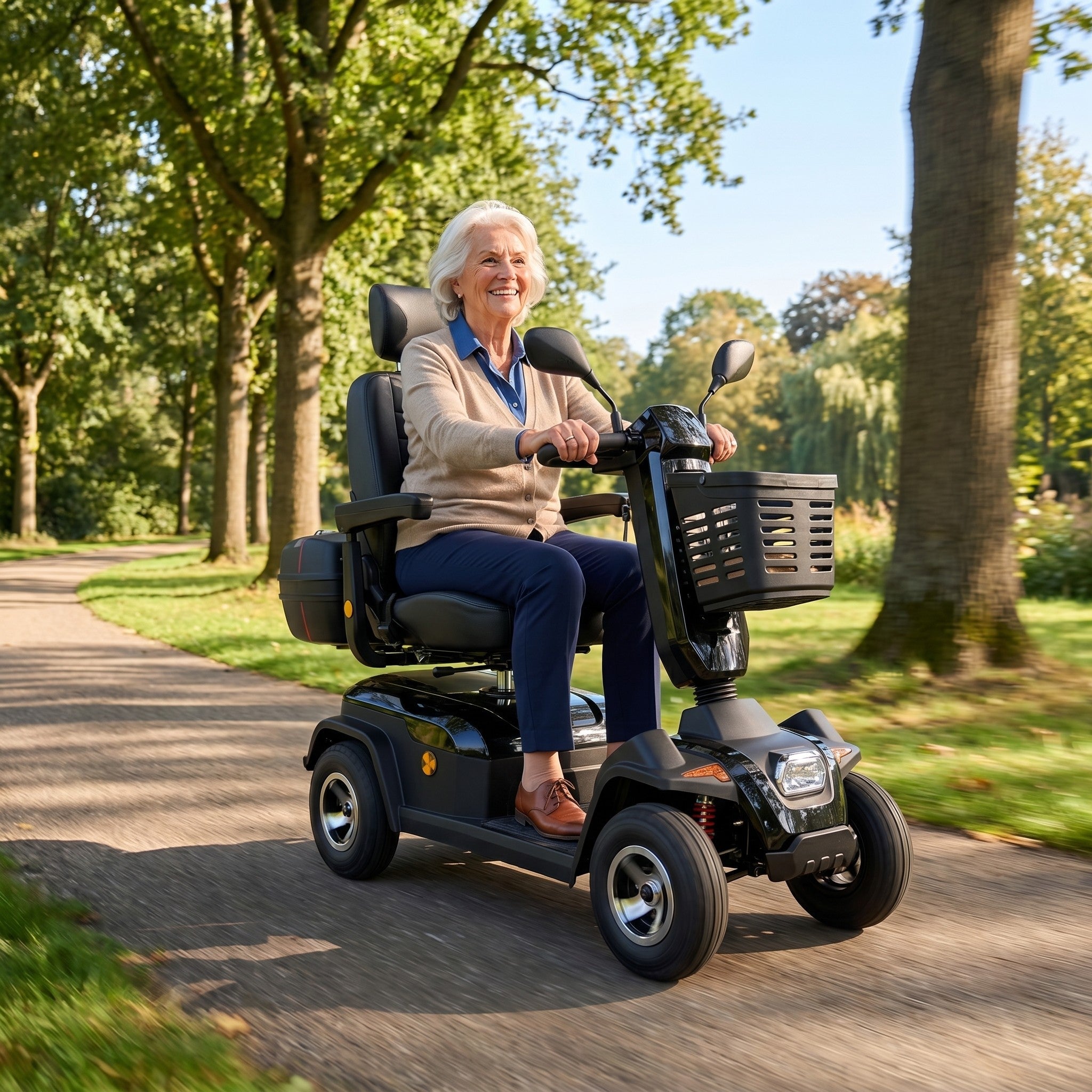 IVA Rider 700 Zwart - GoVida - scootmobielen