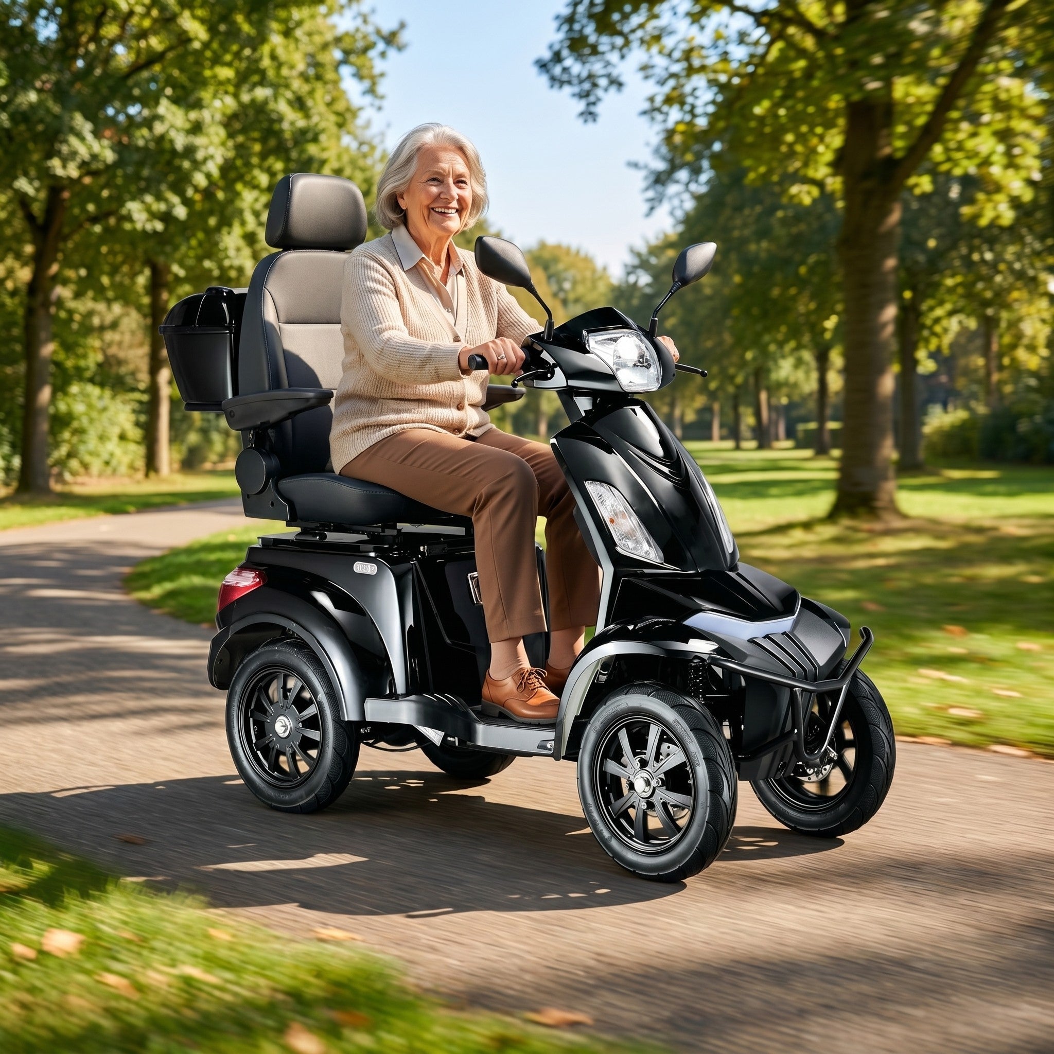 IVA S1000 Zwart - GoVida - scootmobielen