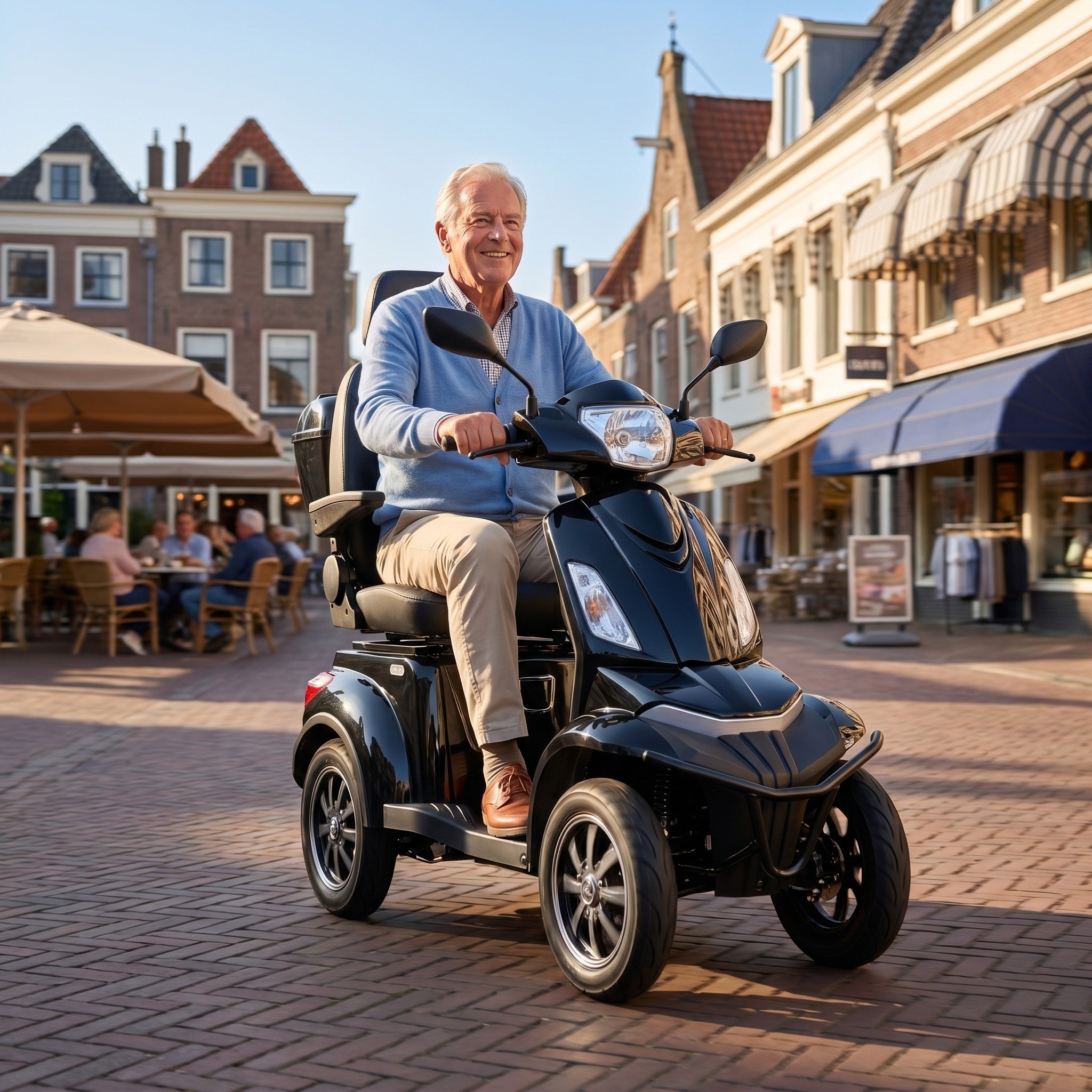 IVA S1000 Zwart - GoVida - scootmobielen
