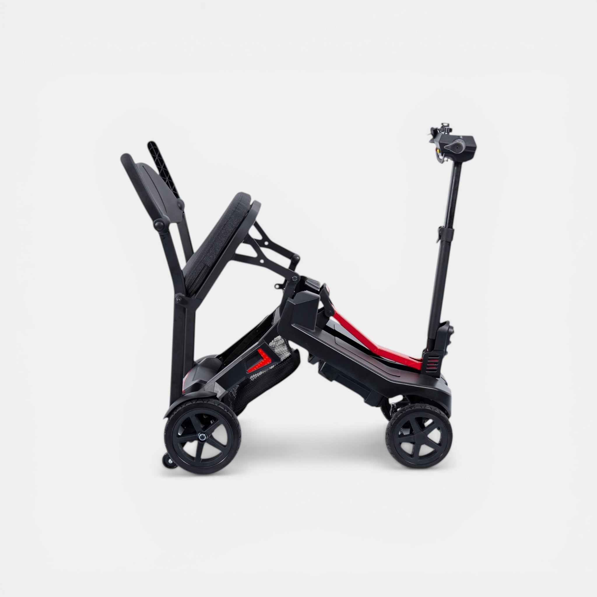 IVA Traveler 500 Zwart/rood - GoVida - opvouwbare - scootmobielen