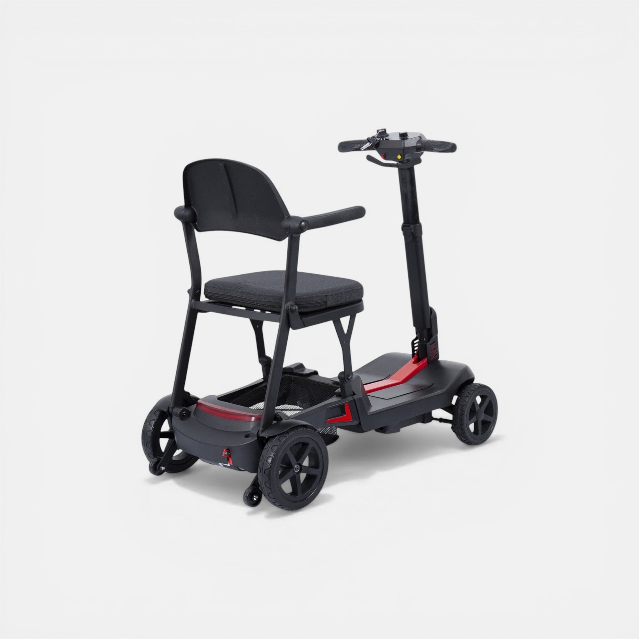 IVA Traveler 500 Zwart/rood - GoVida - opvouwbare - scootmobielen