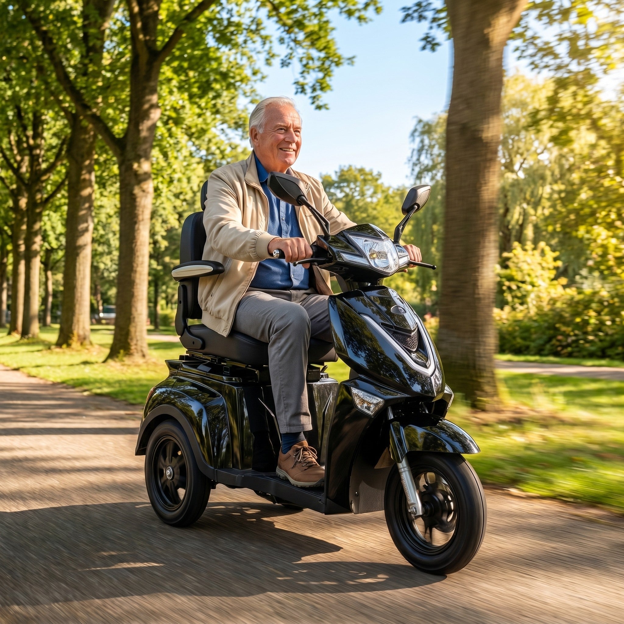 IVA Z1000 Zwart - GoVida - scootmobielen